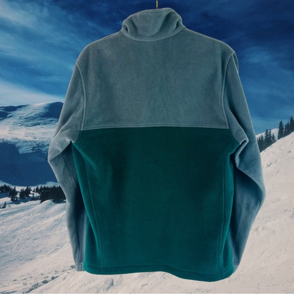 Men’s Columbia Sportswear Company Green and Gray Super Soft Fleece M - Picture 5 of 7